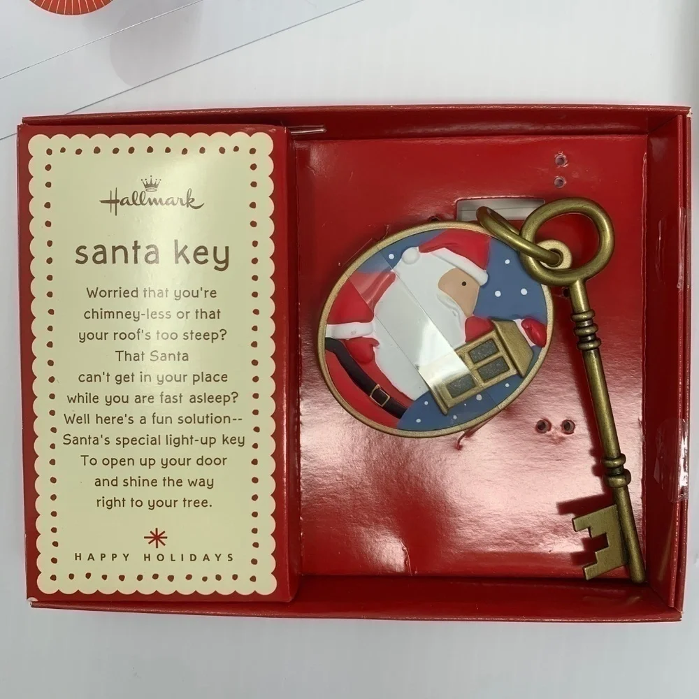 Night Before Christmas 3 piece Set Hallmark Santa Key Cookie & Milk Mug …